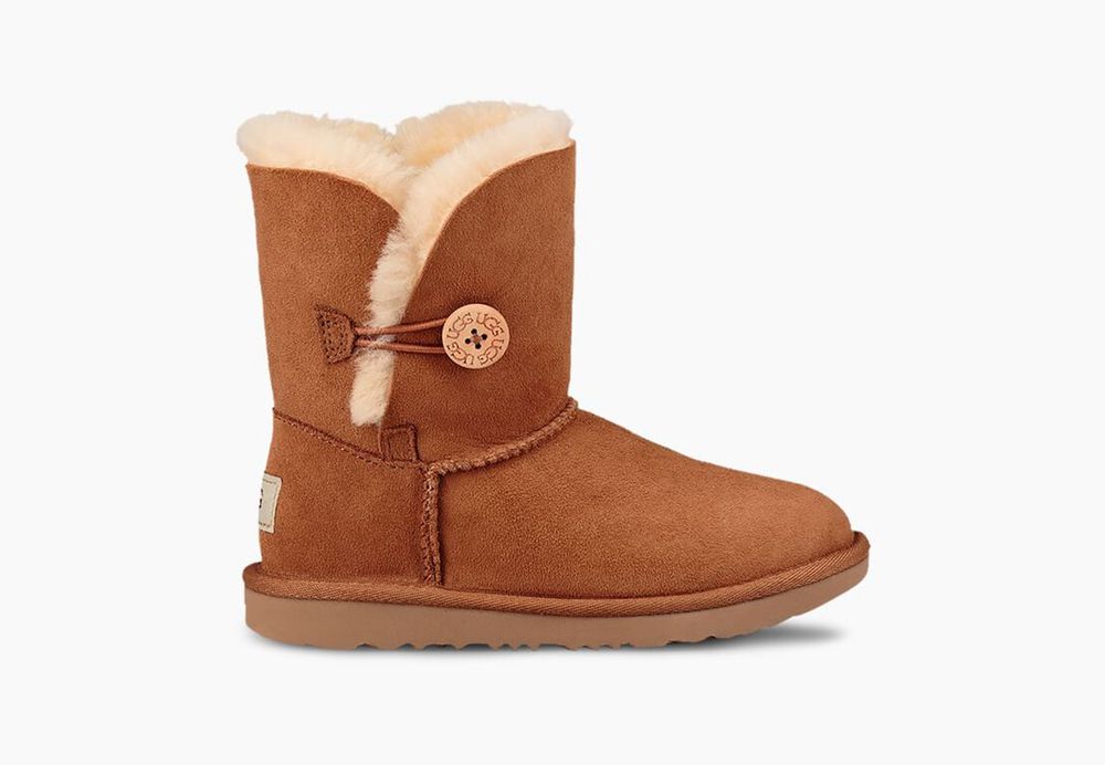 Ugg Boots Canada - Ugg Kids' Bailey Button Ii Brown